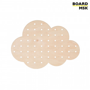 Детский фигурный пегборд "Облако" Board-Msk