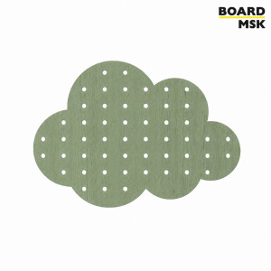 Детский фигурный пегборд "Облако" Board-Msk