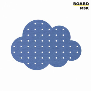 Детский фигурный пегборд "Облако" Board-Msk