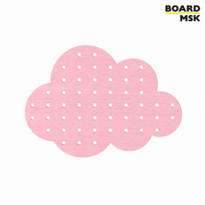 Детский фигурный пегборд "Облако" Board-Msk