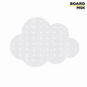 Детский фигурный пегборд "Облако" Board-Msk