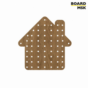Детский фигурный пегборд "Дом" Board-Msk