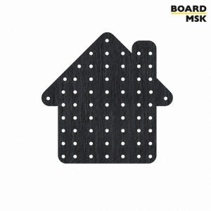 Детский фигурный пегборд "Дом" Board-Msk