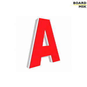 Световая буква Board-msk (образец) Световая буква Board-msk (образец)
