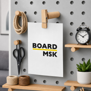 Прищепка деревянная для металлического пегборда Board-msk