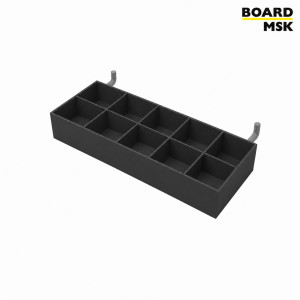 Органайзер пластиковый для мелких деталей для перфорированной панели Board-Msk