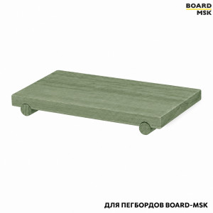 Полка для деревянного пегборда Board-Msk с выемками под колышки + 2 колышка