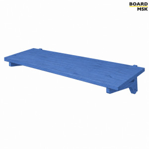 Полка Board-Msk для вертикальной направляющей деревянная